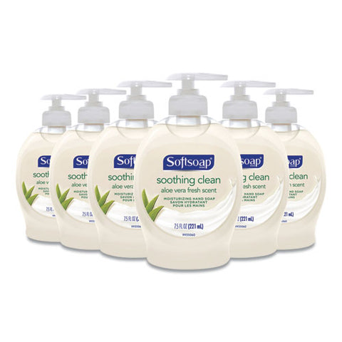 Moisturizing Hand Soap, Aloe, 7.5 Oz Bottle, 6-carton