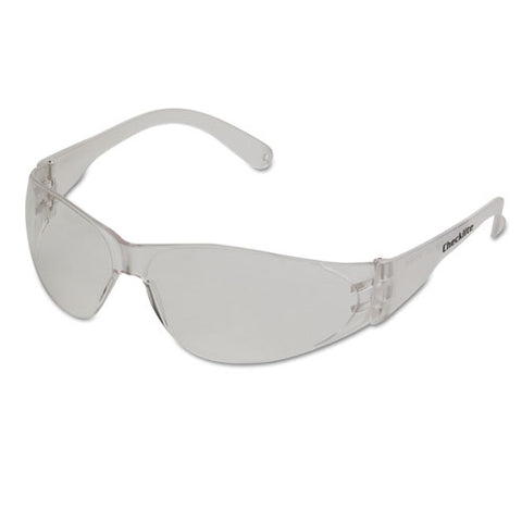 Checklite Scratch-resistant Safety Glasses, Clear Lens, 12-box