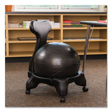Fitpro Ball Chair, Gray-gray, Gray Base