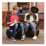 Fitpro Ball Chair, Gray-gray, Gray Base