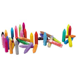 Ultimate Sidewalk Chalk, 4", 60 Assorted Colors, 64-set