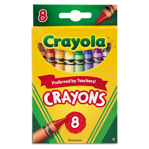 Classic Color Crayons, Peggable Retail Pack, Peggable Retail Pack, 8 Colors