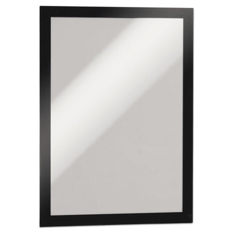 Duraframe Sign Holder, 8 1-2 X 11, Black Frame, 2 Per Pack
