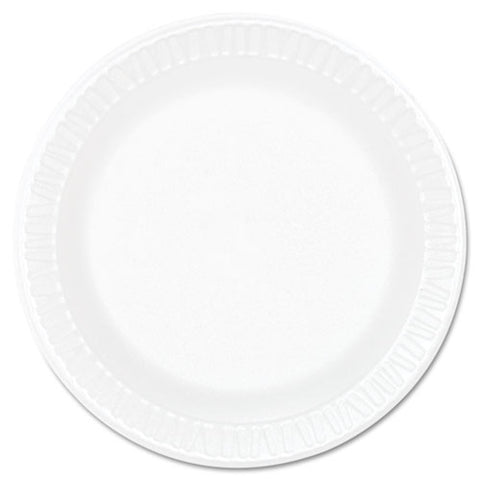 Concorde Foam Plate, 6" Dia, White, 1000-carton