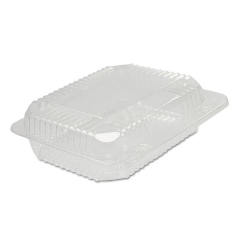 Staylock Clear Hinged Lid Containers, 6 X 7 X 2.1, Clear, 125-packs, 2 Packs-carton
