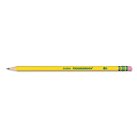 Pre-sharpened Pencil, Hb (#2), Black Lead, Yellow Barrel, Dozen