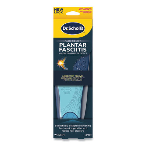 Plantar fasciitis all-day Pain Relief Orthotics For Women, Women Size 6 To 10, Blue
