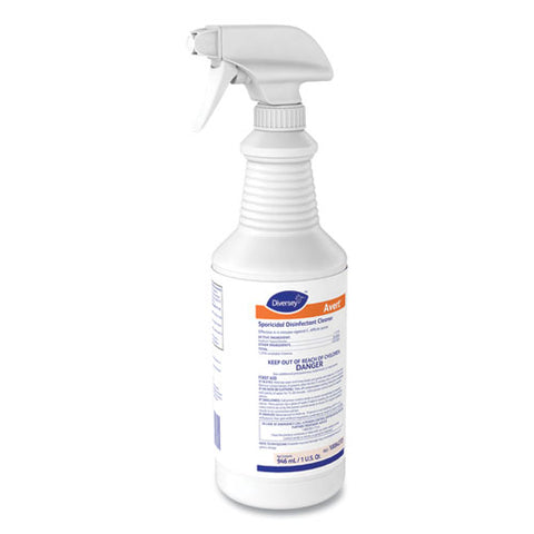 Avert Sporicidal Disinfectant Cleaner, 32 Oz Spray Bottle, 12-carton