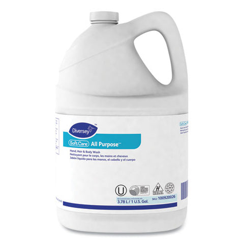 Soft Care All Purpose Liquid, Gentle Floral, 1 Gal Bottle, 4-carton