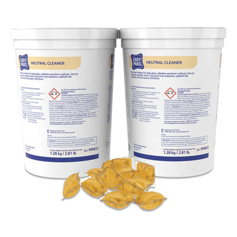 Neutral Cleaner, 0.5 Oz Packet, 90-tub, 2 Tubs-carton
