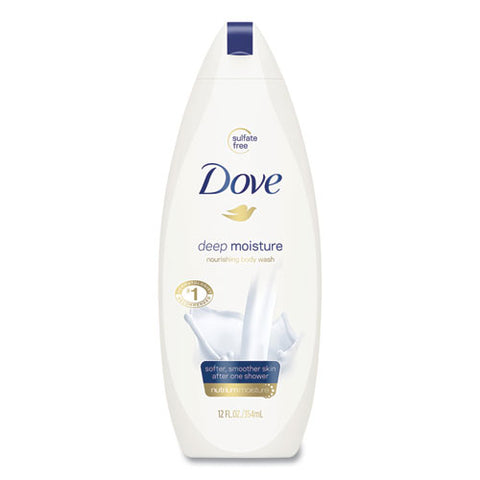 Dove Body Wash Deep Moisture, 12 Oz Bottle, 6-carton