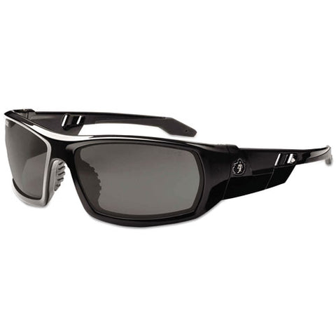 Skullerz Odin Safety Glasses, Black Frame-smoke Lens, Nylon-polycarb