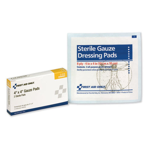 Gauze Pads, 4" X 4", 2-box
