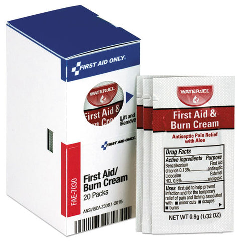 Refill For Smartcompliance Gen Business Cabinet, Burn Cream, 0.9g Packets,20-bx