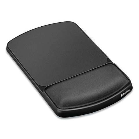 Gel Mouse Pad With Wrist Rest, 6.25" X 10.12", Graphite-platinum