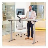 Levado Laminate Table Top, 48" X 24" X , Gray Ash