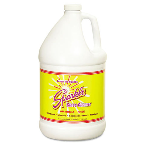 Glass Cleaner, 1 Gal Bottle Refill, 4-carton