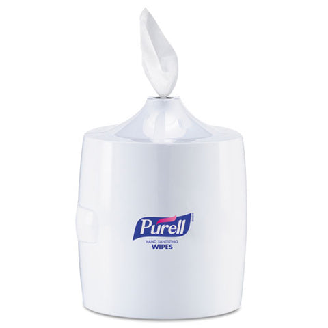 Hand Sanitizer Wipes Wall Mount Dispenser, 1,200-1,500 Wipe Capacity, 13.3 X 11 X 10.88, White