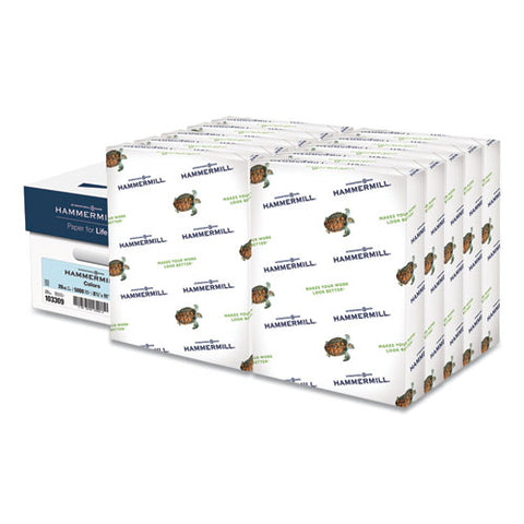 Colors Print Paper, 20lb, 8.5 X 11, Blue, 500 Sheets-ream, 10 Reams-carton