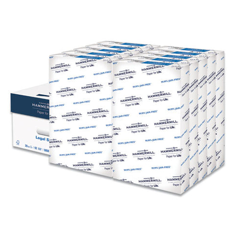 Copy Plus Print Paper, 92 Bright, 20 Lb, 8.5 X 14, White, 500 Sheets-ream, 10 Reams-carton