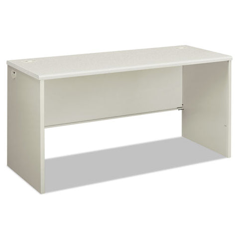 38000 Series Desk Shell, 60" X 24" X 30", Light Gray-silver
