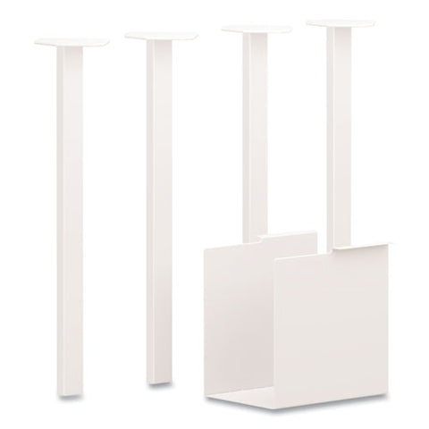 Coze Table Legs, 5.75 X 28, Designer White, 4-pack