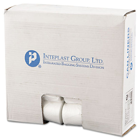 Low-density Commercial Can Liners, 16 Gal, 0.35 Mil, 24" X 33", Clear, 1,000-carton