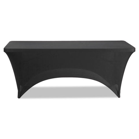 Stretch-fabric Table Cover, Polyester-spandex, 30" X 72", Black