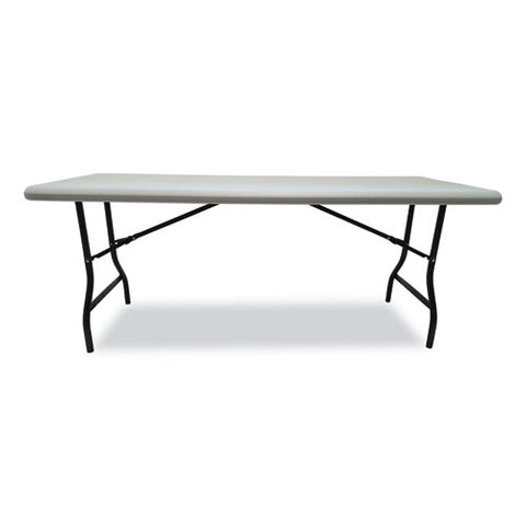 Indestructables Too 1200 Series Folding Table, 72w X 30d X 29h, Platinum