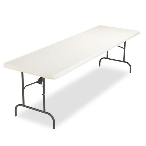 Indestructables Too 1200 Series Folding Table, 96w X 30d X 29h, Platinum