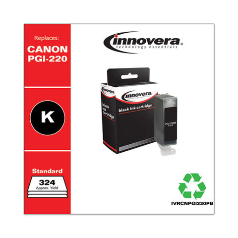 Remanufactured Black Ink, Replacement For Canon Pgi-220 (2945b001), 324 Page-yield