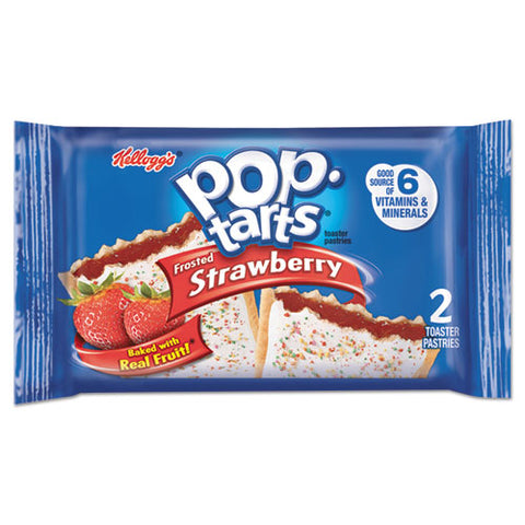 Pop Tarts, Frosted Strawberry, 3.67 Oz, 2-pack, 6 Packs-box