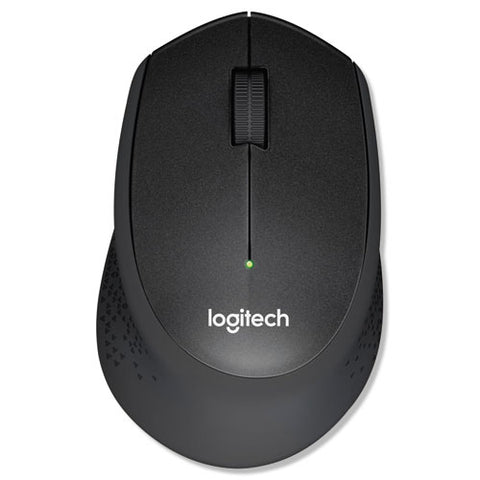 M330 Silent Plus Mouse, 2.4 Ghz Frequency-33 Ft Wireless Range, Right Hand Use, Black