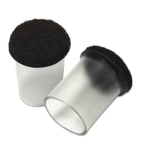 Like New Solutions, Floor Savers, Round, 1.25" Diameter, Clear-gray, 8-pack