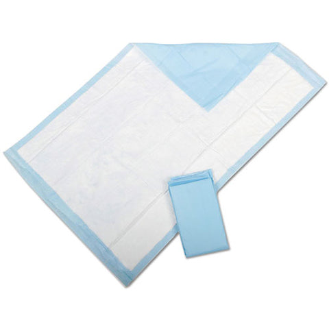 Protection Plus Disposable Underpads, 23" X 36", Blue, 25-bag