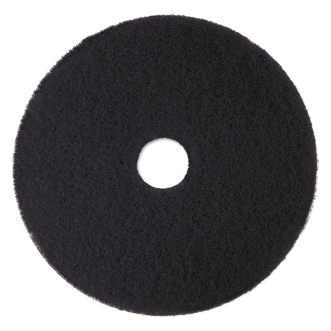 Low-speed High Productivity Floor Pads 7300, 15" Diameter, Black, 5-carton