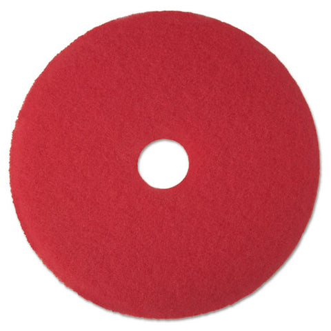 Low-speed Buffer Floor Pads 5100, 14" Diameter, Red, 5-carton