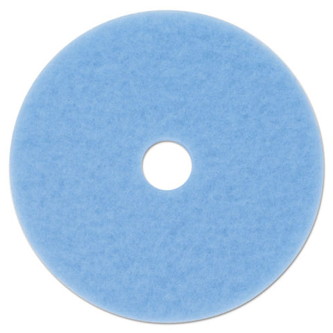 Hi-performance Burnish Pad 3050, 20" Diameter, Sky Blue, 5-carton
