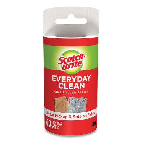 Lint Roller Refill Roll, 60 Sheets-roll