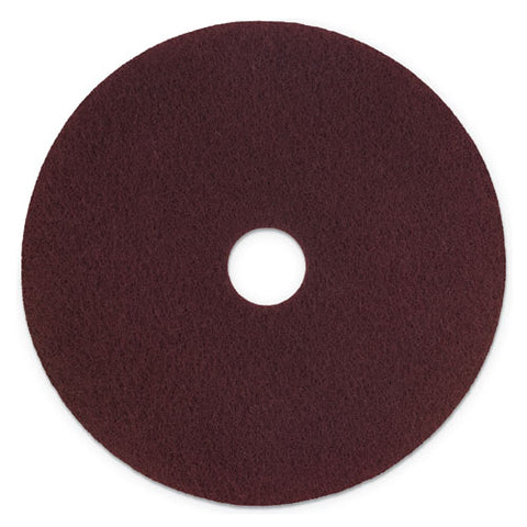 Surface Preparation Pad Plus, 20" Diameter, Maroon, 5-carton