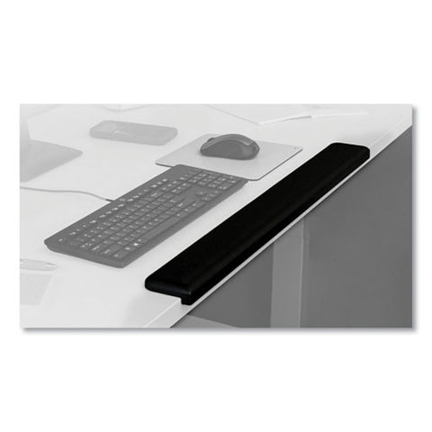 Gel Wrist Rest For Standing Desks, 30.13 X 3.25 X 1, Black