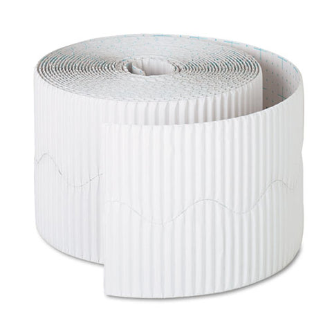 Bordette Decorative Border, 2 1-4" X 50' Roll, White