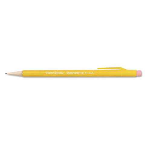 Sharpwriter Mechanical Pencil, 0.7 Mm, Hb (#2.5), Black Lead, Classic Yellow Barrel, 36-box