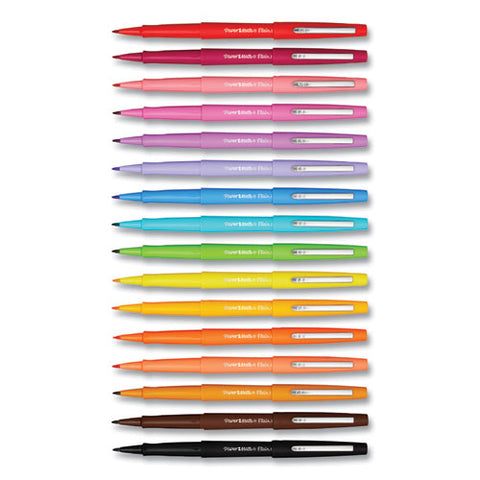 Flair Scented Felt Tip Marker Pen, Medium 0.7 Mm, Assorted Colors Ink-barrel, 16-pack