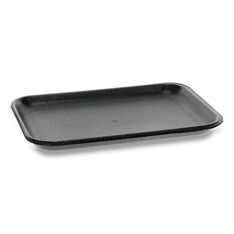 Supermarket Trays, #2, 8.38 X 5.88 X 0.69, Black, 500-carton