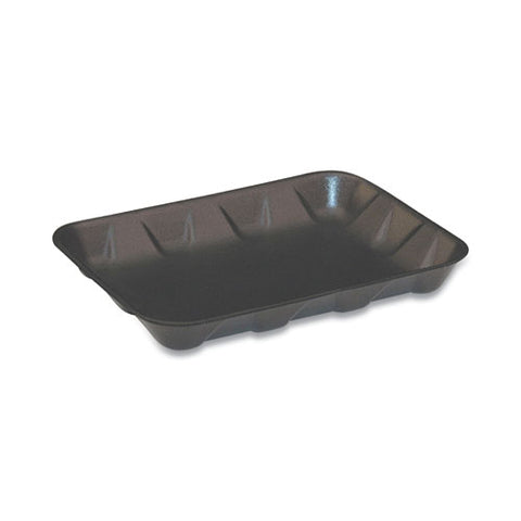 Supermarket Trays, #4d, 9.58 X 7.08 X 1.25, Black, 400-carton
