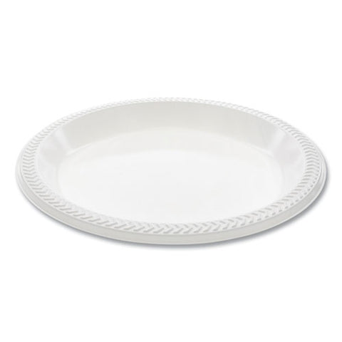 Meadoware® Ops Dinnerware, Plate, 10.25" Diameter, Black, 500-carton