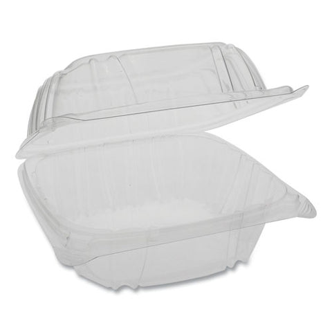 Sensation Smartlock Clear Hinged Lid Containers, 5.74 X 5.95 X 3.1, Clear, 500-carton
