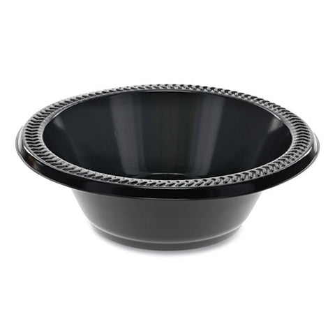 Prairieware Ops Dinnerware, Bowl, 12 Oz, 5" Diameter, Black, 1,000-carton