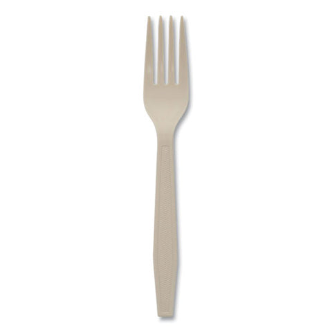 Earthchoice Psm Cutlery, Heavyweight, Fork, 6.88", Tan, 1,000-carton